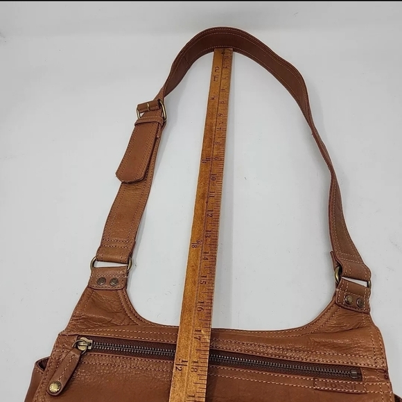 Fossil Purse Handbag Shoulder Vintage Y2K Brown Leather - Picture 15 of 16